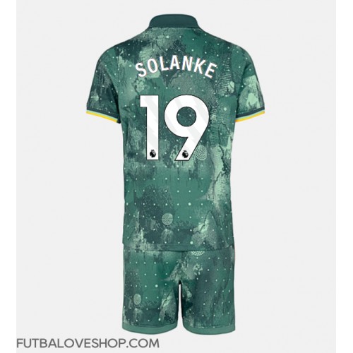 Dres Tottenham Hotspur Dominic Solanke #19 Tretina pre deti 2024-25 Krátky Rukáv (+ trenírky)